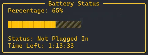 Utibat Output